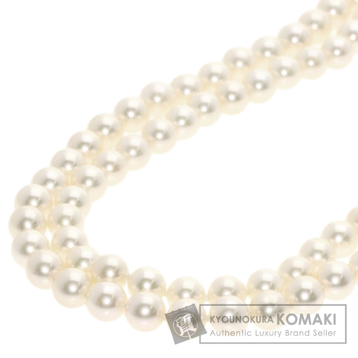 MIKIMOTO   Necklace Long Pearl K14 White Gold Ladies