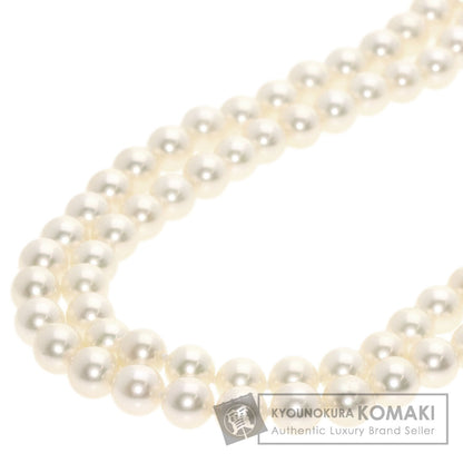 MIKIMOTO   Necklace Long Pearl K14 White Gold Ladies
