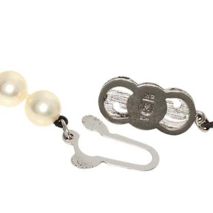 MIKIMOTO   Necklace Long Pearl K14 White Gold Ladies