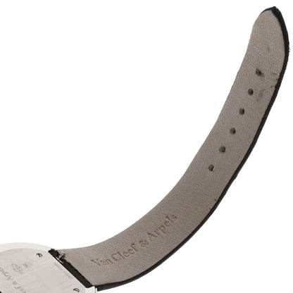 Van Cleef & Arpels Charm Watch 1.3" Watches VCARM95300 K18 White Gold/Leather Ladies