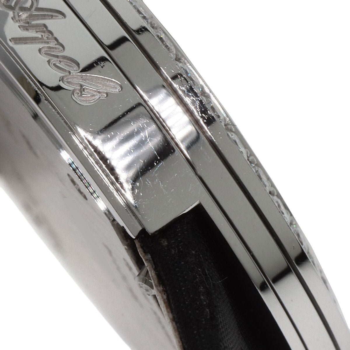 Van Cleef & Arpels Charm Watch 1.3" Watches VCARM95300 K18 White Gold/Leather Ladies