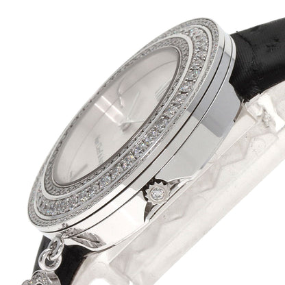 Van Cleef & Arpels Charm Watch 1.3" Watches VCARM95300 K18 White Gold/Leather Ladies
