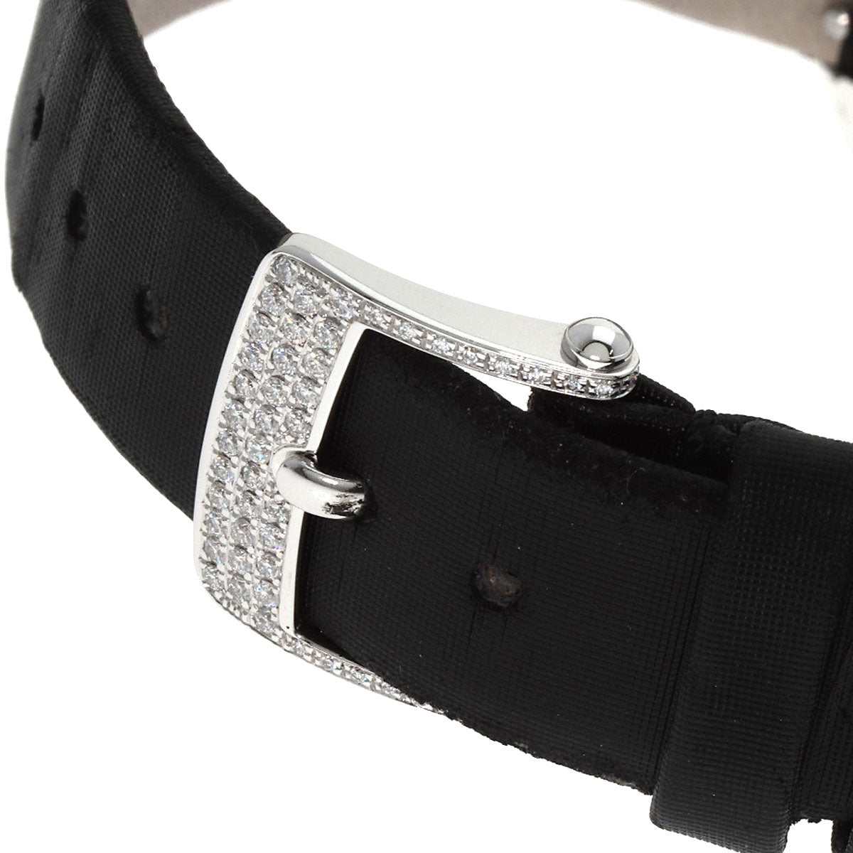 Van Cleef & Arpels Charm Watch 1.3" Watches VCARM95300 K18 White Gold/Leather Ladies