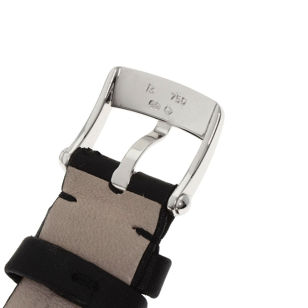 Van Cleef & Arpels Charm Watch 1.3" Watches VCARM95300 K18 White Gold/Leather Ladies