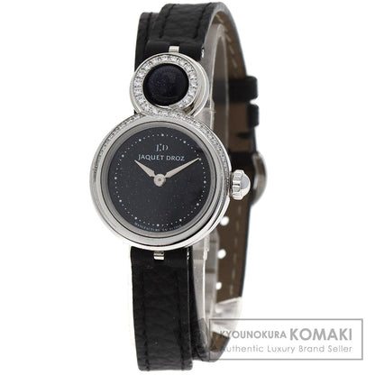 Jaquet Droz Lady 8 Petite Aventurine Watches J014600371 Stainless Steel/Leather Ladies