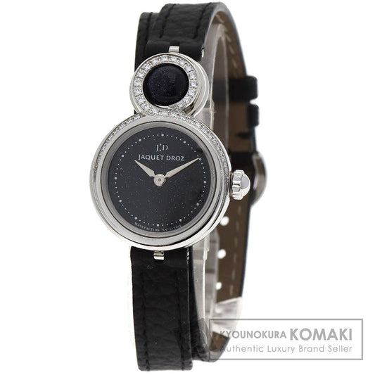 Jaquet Droz Lady 8 Petite Aventurine Watches J014600371 Stainless Steel/Leather Ladies