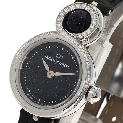 Jaquet Droz Lady 8 Petite Aventurine Watches J014600371 Stainless Steel/Leather Ladies