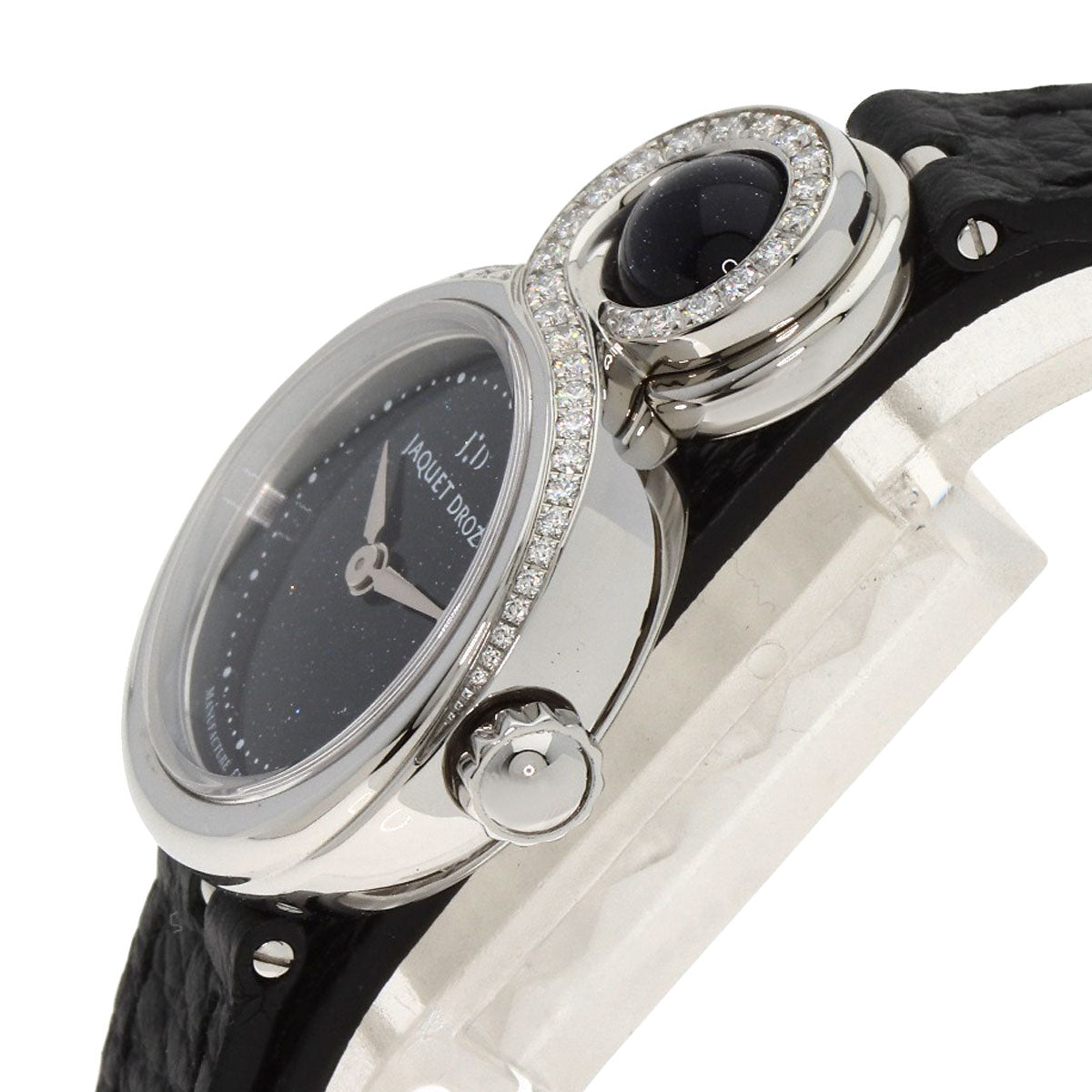 Jaquet Droz Lady 8 Petite Aventurine Watches J014600371 Stainless Steel/Leather Ladies