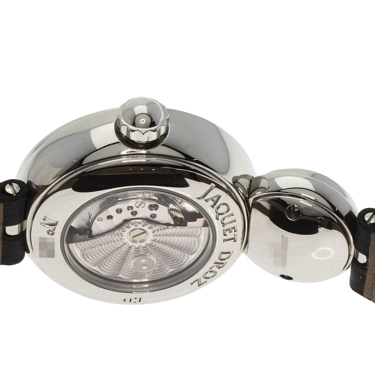Jaquet Droz Lady 8 Petite Aventurine Watches J014600371 Stainless Steel/Leather Ladies