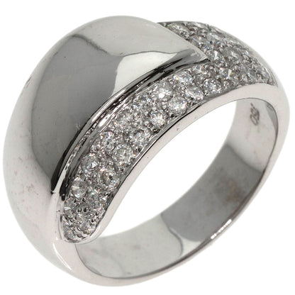 0.54ct Diamond Ring K18 White Gold  8.3g　Ladies