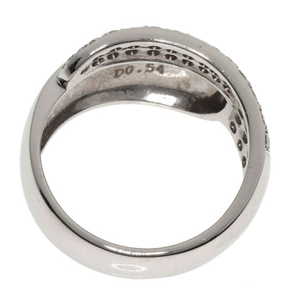 0.54ct Diamond Ring K18 White Gold  8.3g　Ladies