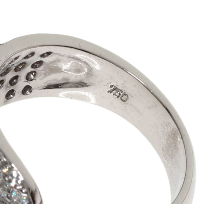 0.54ct Diamond Ring K18 White Gold  8.3g　Ladies