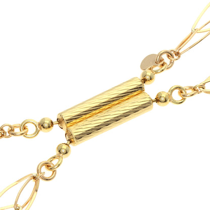 Crystal Magnet Necklace K18 Yellow Gold  23.5g　Ladies