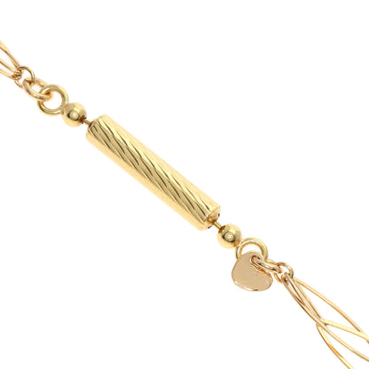 Crystal Magnet Necklace K18 Yellow Gold  23.5g　Ladies