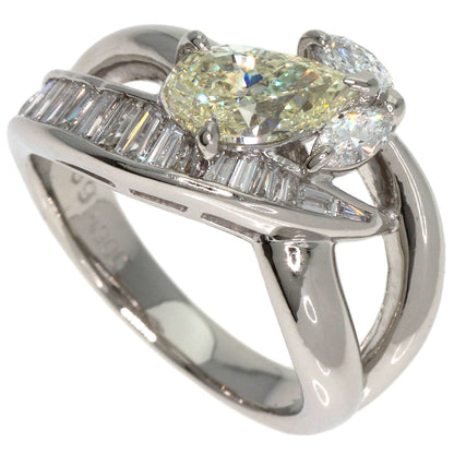 1.039ct Diamond Ring Platinum PT900  9.6g　Ladies