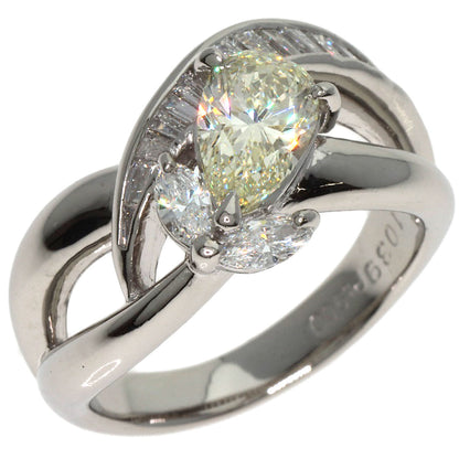 1.039ct Diamond Ring Platinum PT900  9.6g　Ladies