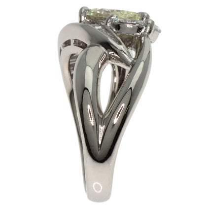 1.039ct Diamond Ring Platinum PT900  9.6g　Ladies