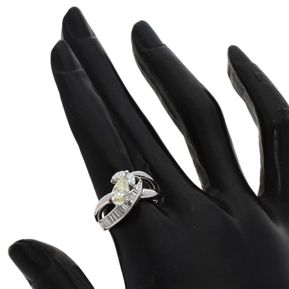 1.039ct Diamond Ring Platinum PT900  9.6g　Ladies