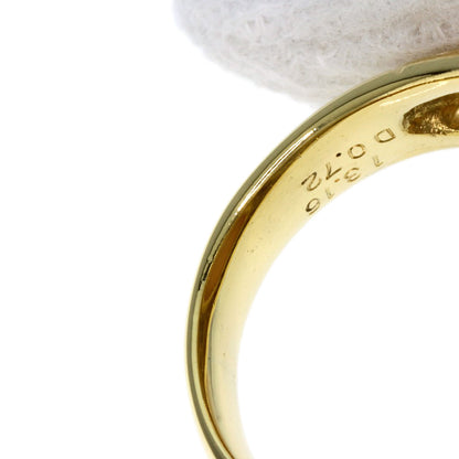 13.16ct Moonstone Diamond Ring K18 Yellow Gold  15.3g　Ladies