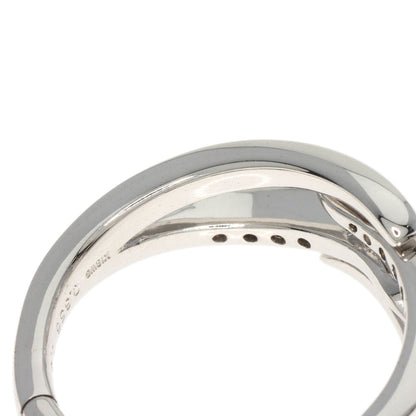0.356ct Diamond Ring K18 White Gold PT900 6.6g　Ladies