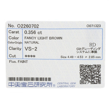 0.356ct Diamond Ring K18 White Gold PT900 6.6g　Ladies