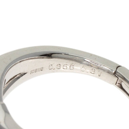 0.356ct Diamond Ring K18 White Gold PT900 6.6g　Ladies