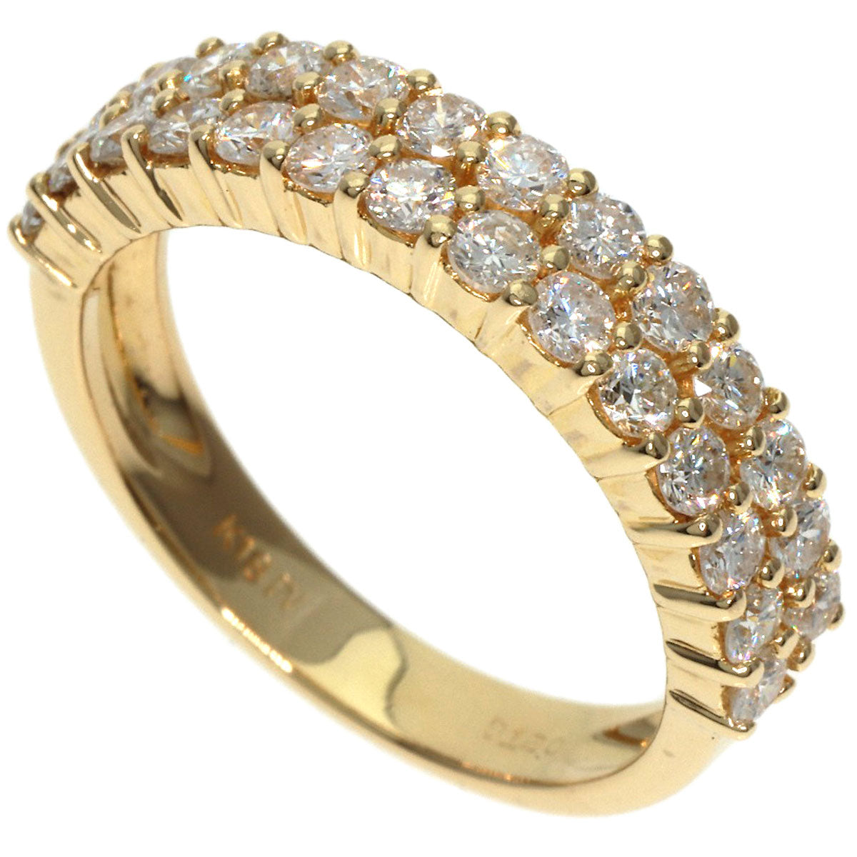 Ponte Vecchio   Ring Diamond K18 Yellow Gold Ladies