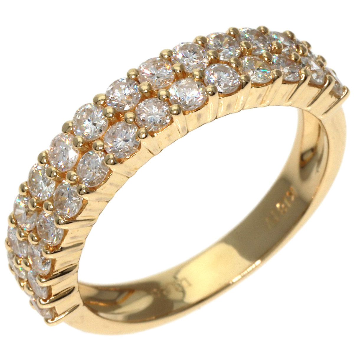 Ponte Vecchio   Ring Diamond K18 Yellow Gold Ladies