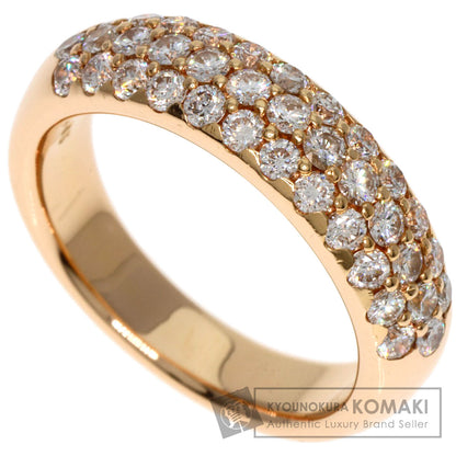 0.85ct Diamond Ring K18 Yellow Gold  6.9g　Ladies