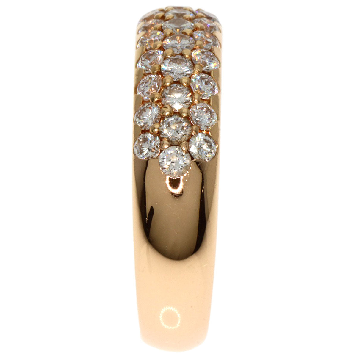 0.85ct Diamond Ring K18 Yellow Gold  6.9g　Ladies