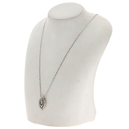 0.406ct Diamond Necklace K18 White Gold  9.5g　Ladies