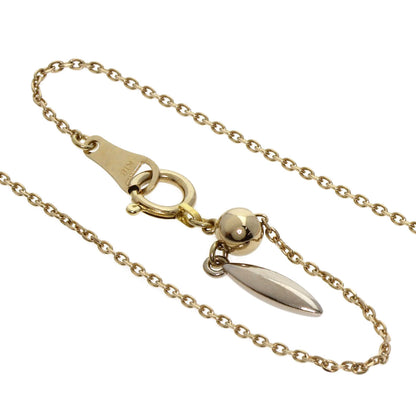 Kashikey Naked Cross Brown Diamond Necklace K18BG Ladies [Used]