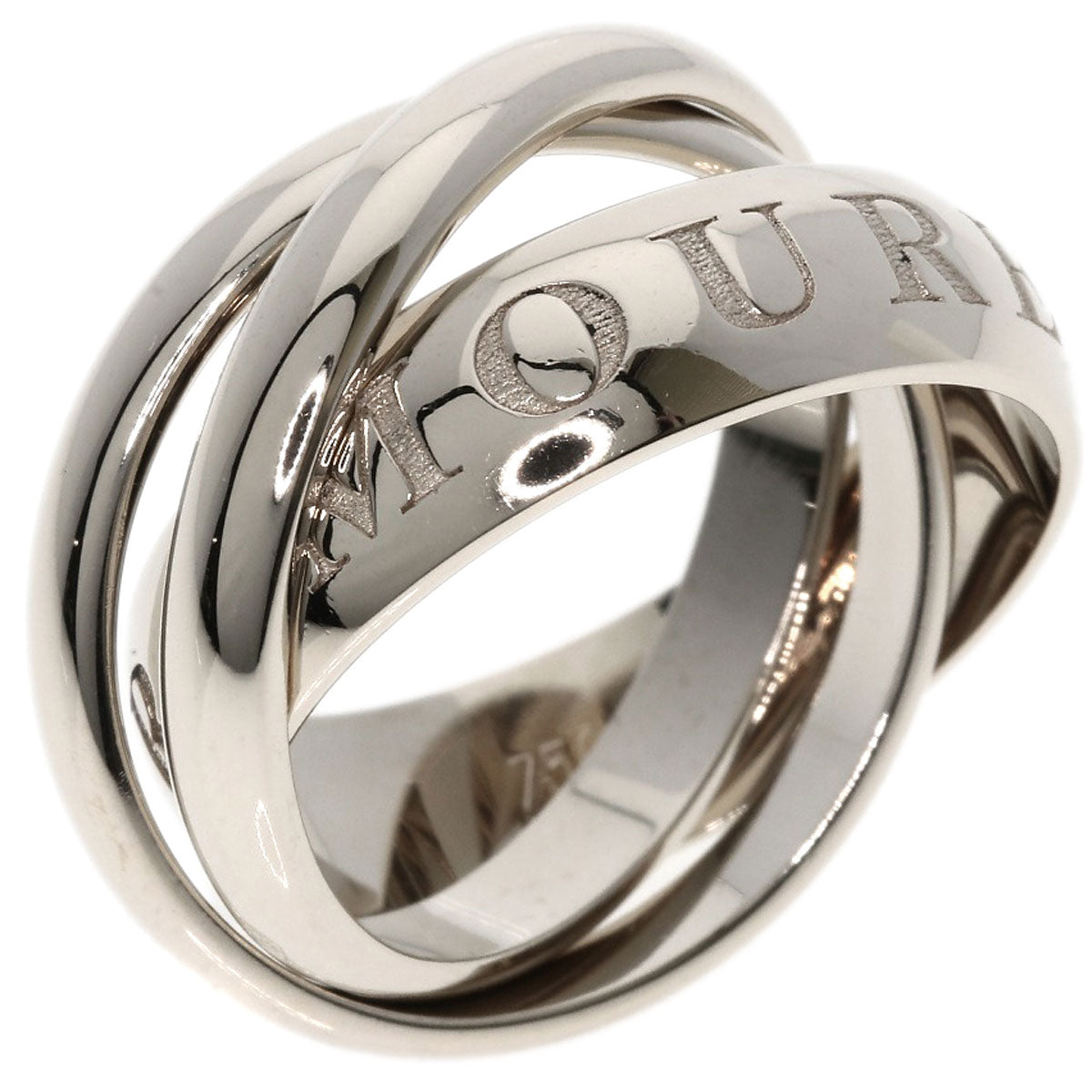 TIFFANY&Co.   Ring Trinity #51 K18 White Gold Ladies