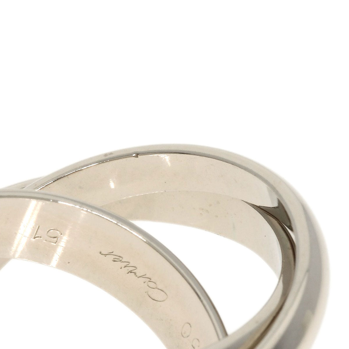 TIFFANY&Co.   Ring Trinity #51 K18 White Gold Ladies