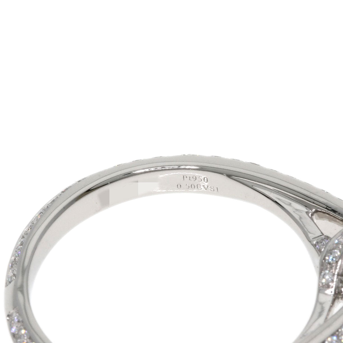 GRAFF   Ring Legacy Round Diamond E-VS1-VG-F Platinum PT950 Ladies