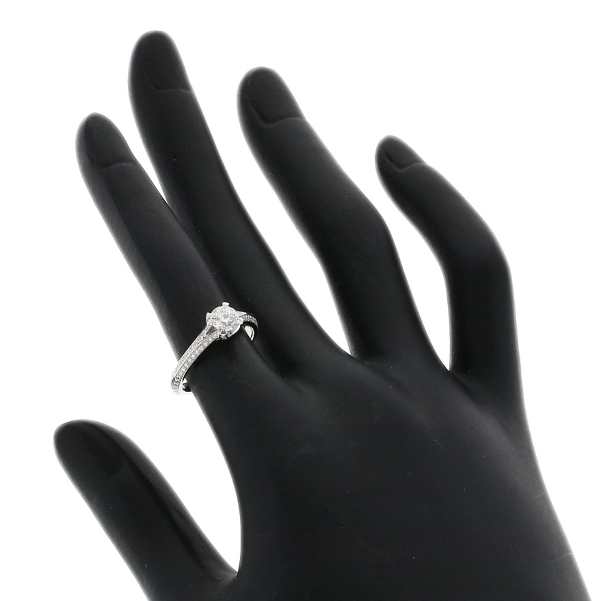 GRAFF Legacy Round Diamond E-VS1-VG-F Ring Platinum PT950 Ladies [Used]