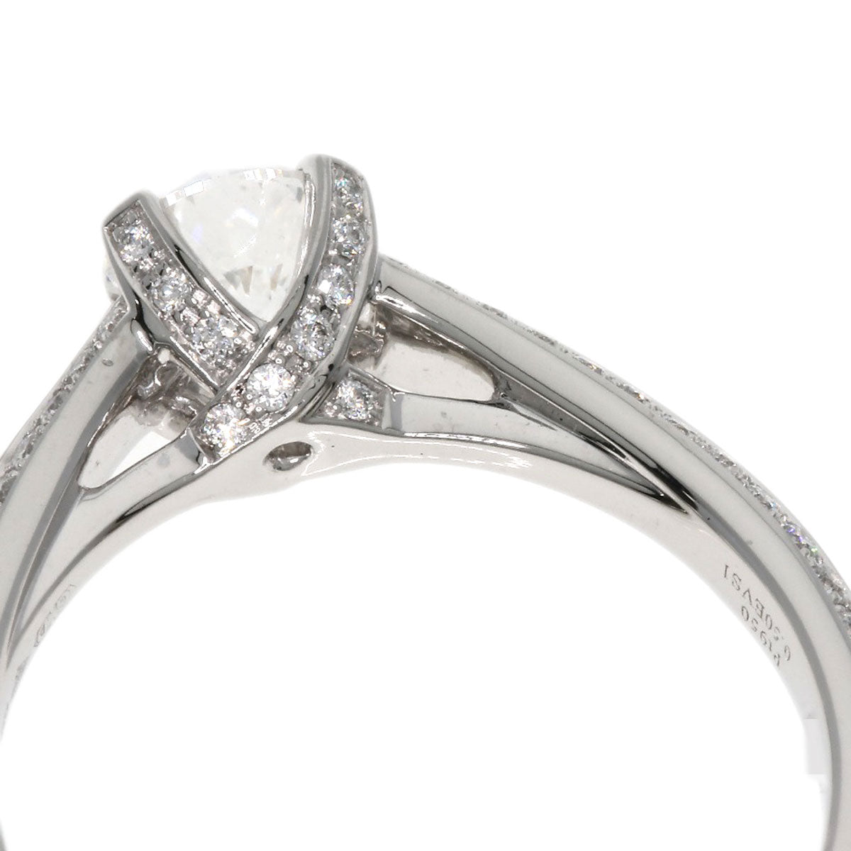 GRAFF Legacy Round Diamond E-VS1-VG-F Ring Platinum PT950 Ladies [Used]