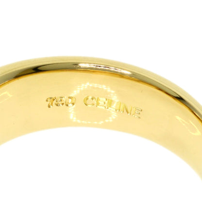 CELINE   Ring Diamond Ruby Star K18 Yellow Gold Ladies