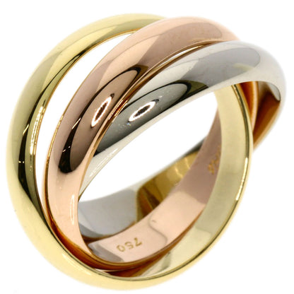 CARTIER   Ring Trinity #54 K18 White Gold 18K Pink GoldLadies