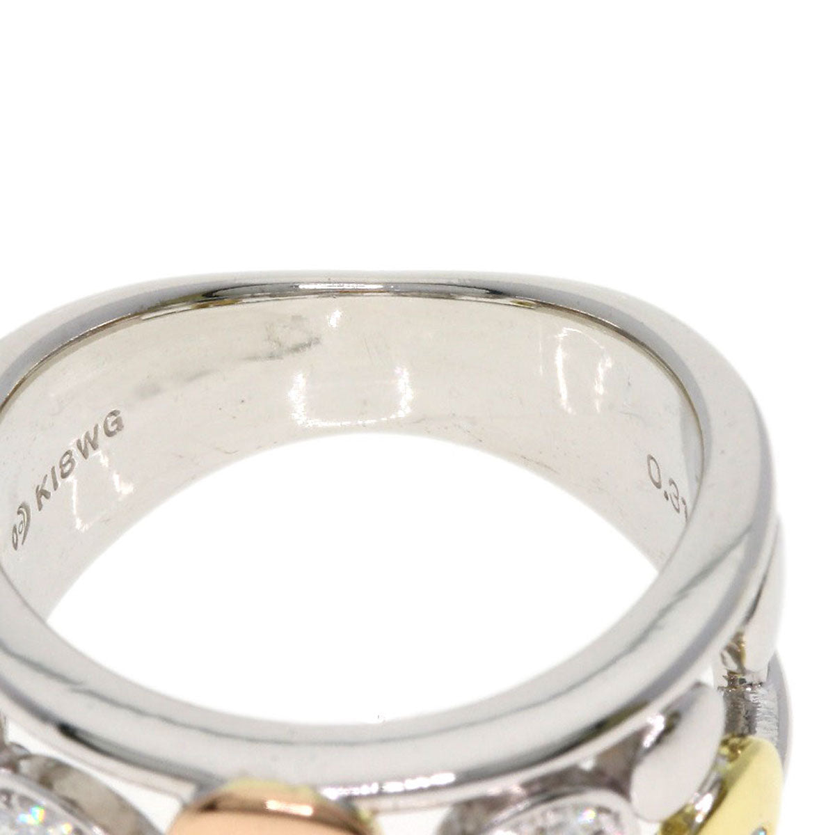 TASAKI Diamond Ring K18 White Gold 18K Pink GoldLadies [Used]