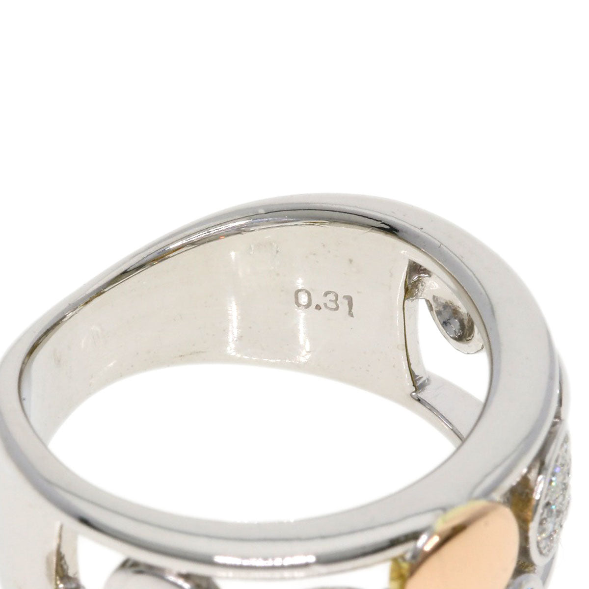 TASAKI Diamond Ring K18 White Gold 18K Pink GoldLadies [Used]