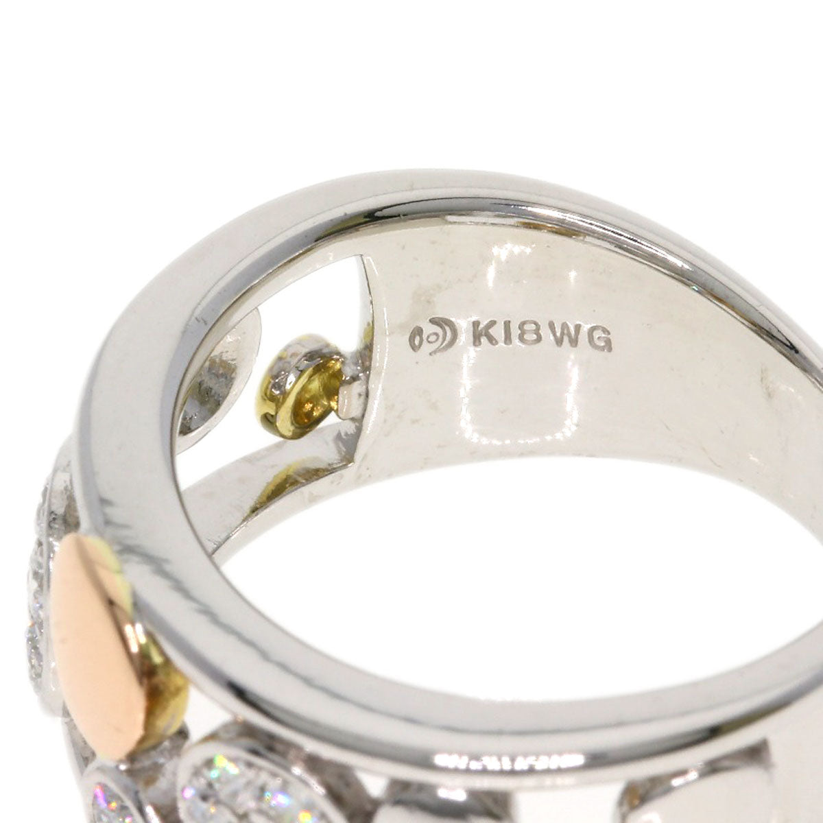 TASAKI Diamond Ring K18 White Gold 18K Pink GoldLadies [Used]