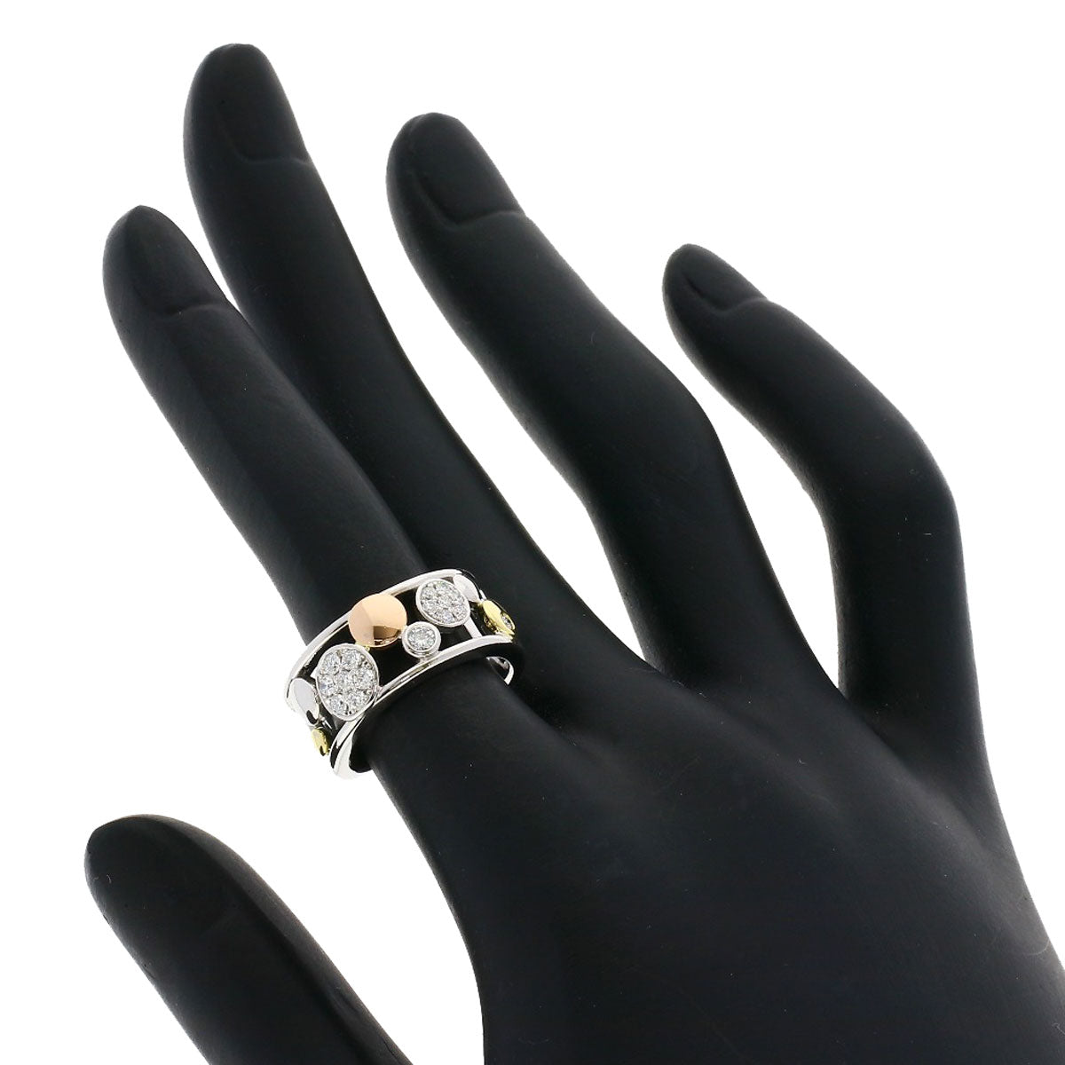 TASAKI Diamond Ring K18 White Gold 18K Pink GoldLadies [Used]