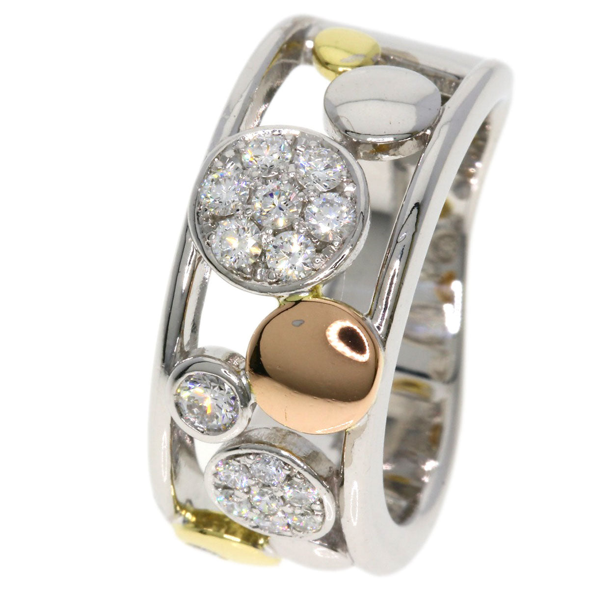 TASAKI Diamond Ring K18 White Gold 18K Pink GoldLadies [Used]