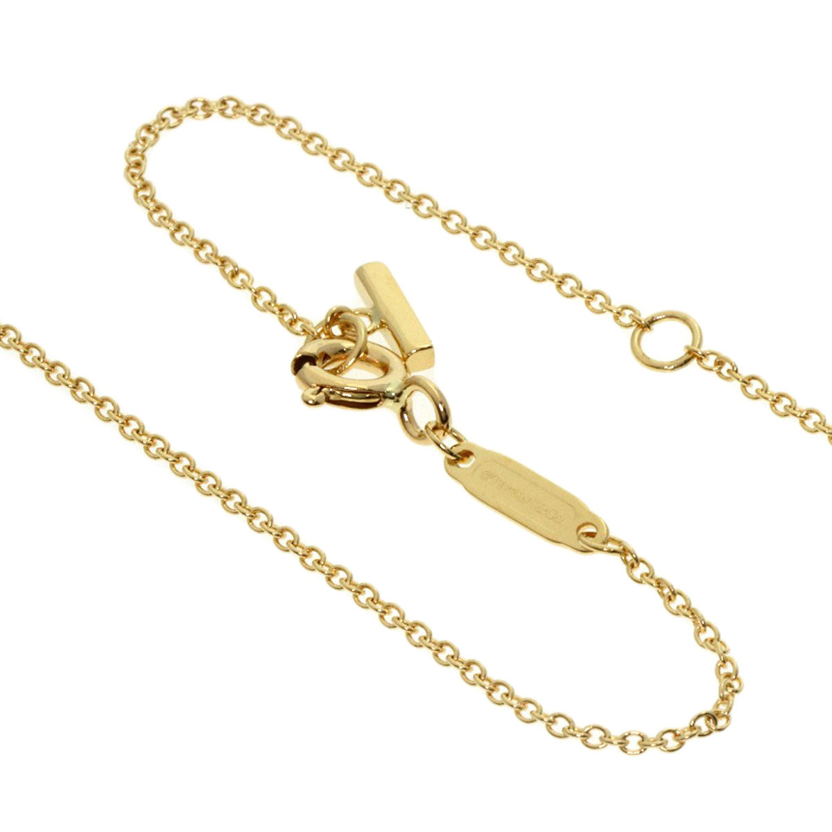 TIFFANY&Co. T smile small Necklace K18 Yellow Gold Ladies [Used]