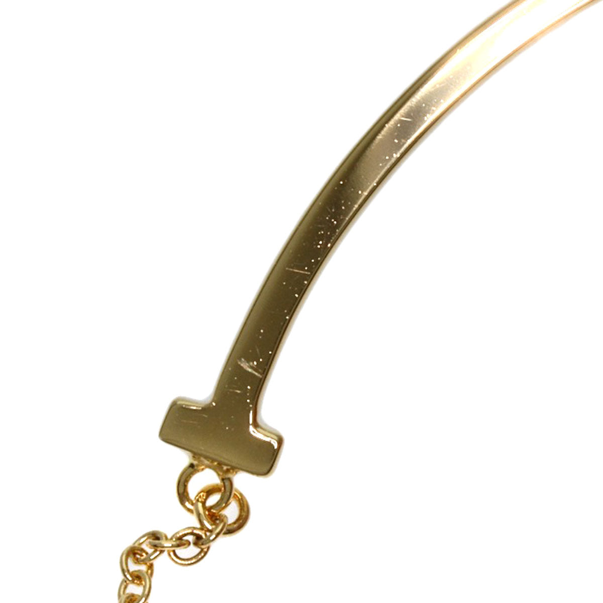 TIFFANY&Co. T smile small Necklace K18 Yellow Gold Ladies [Used]