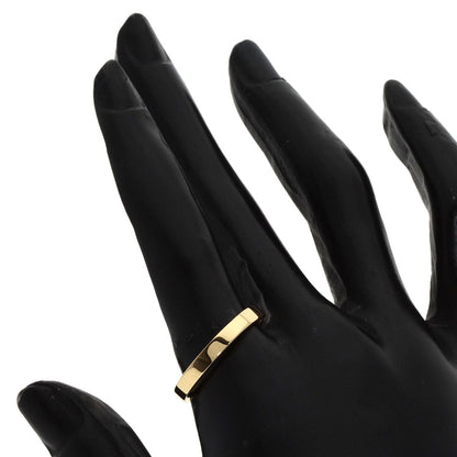 TIFFANY&Co. Flat band Ring K18 Yellow Gold Ladies [Used]