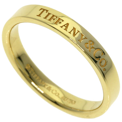 TIFFANY&Co. Flat band Ring K18 Yellow Gold Ladies [Used]