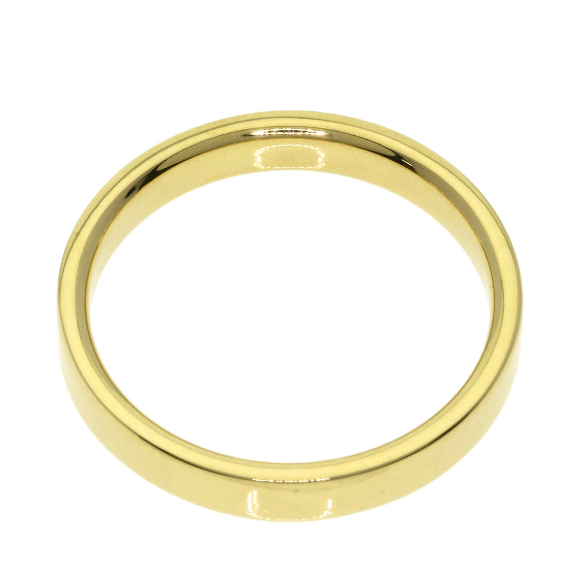 TIFFANY&Co. Flat band Ring K18 Yellow Gold Ladies [Used]