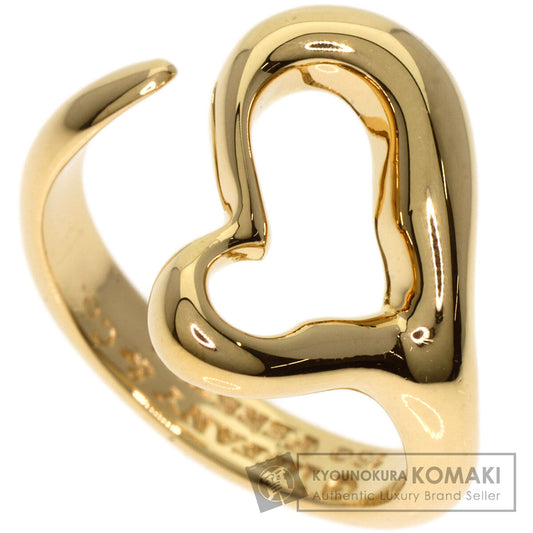 TIFFANY&Co. Open heart Ring K18 Yellow Gold Ladies [Used]